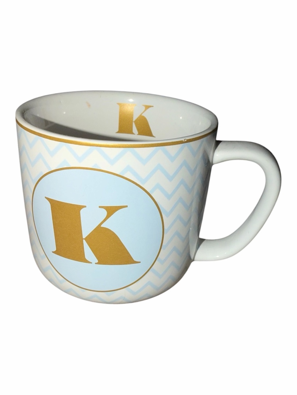 🔥 🔥 Monogram Initial K Mug & Coaster Set Bundle - Picture 3 of 5